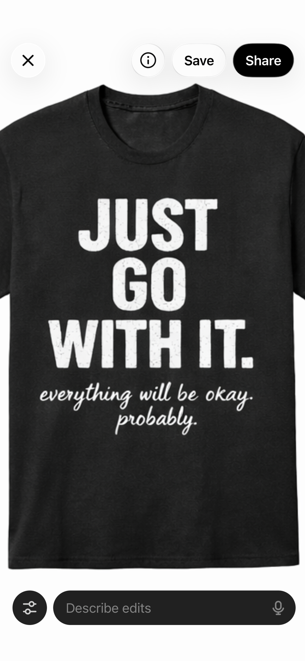 JUST GO WITH IT. – 3 Shirt Bundle
