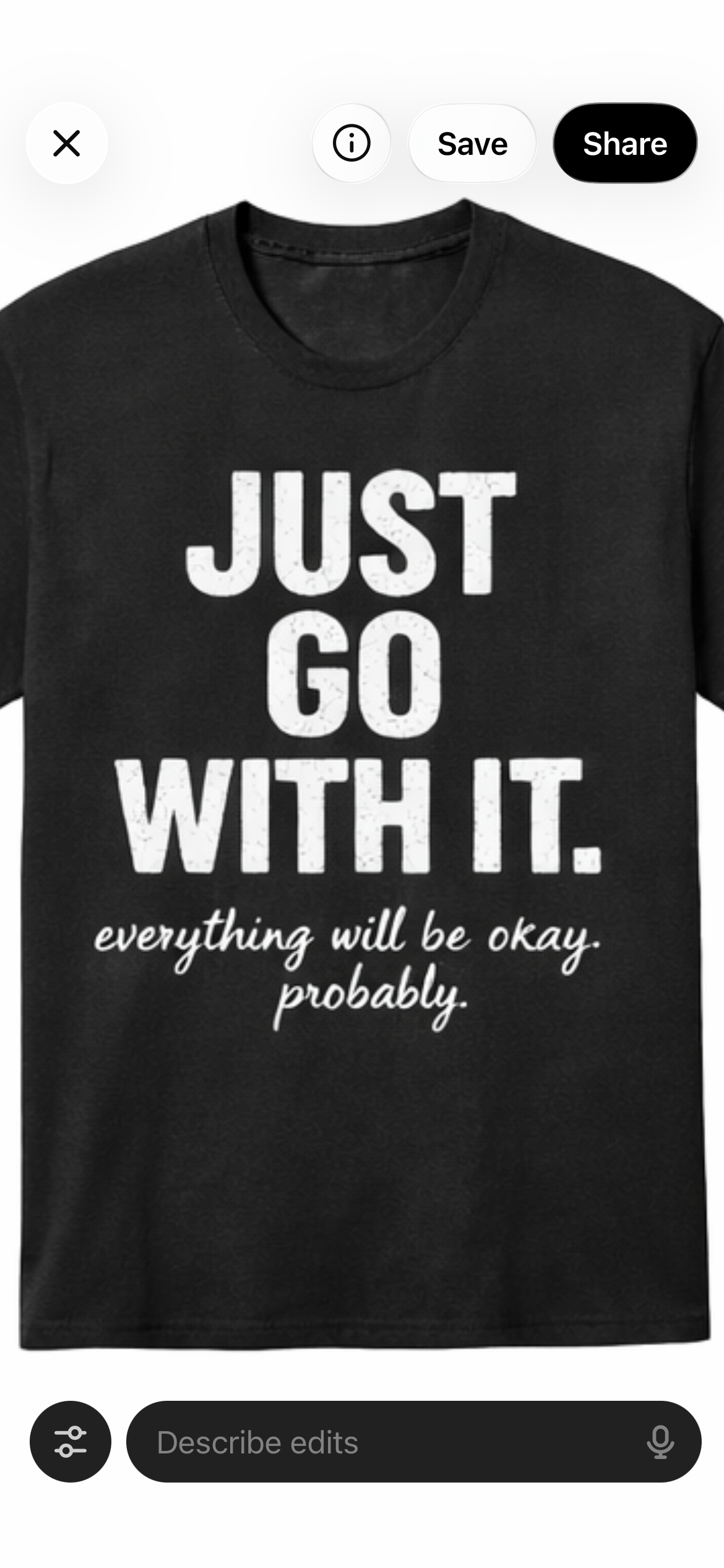 JUST GO WITH IT. – 3 Shirt Bundle