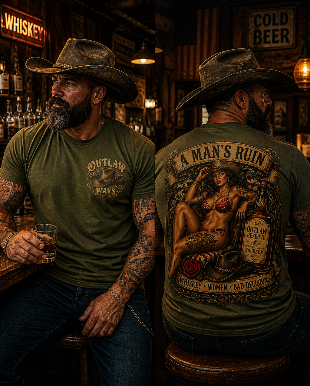 A man’s ruin