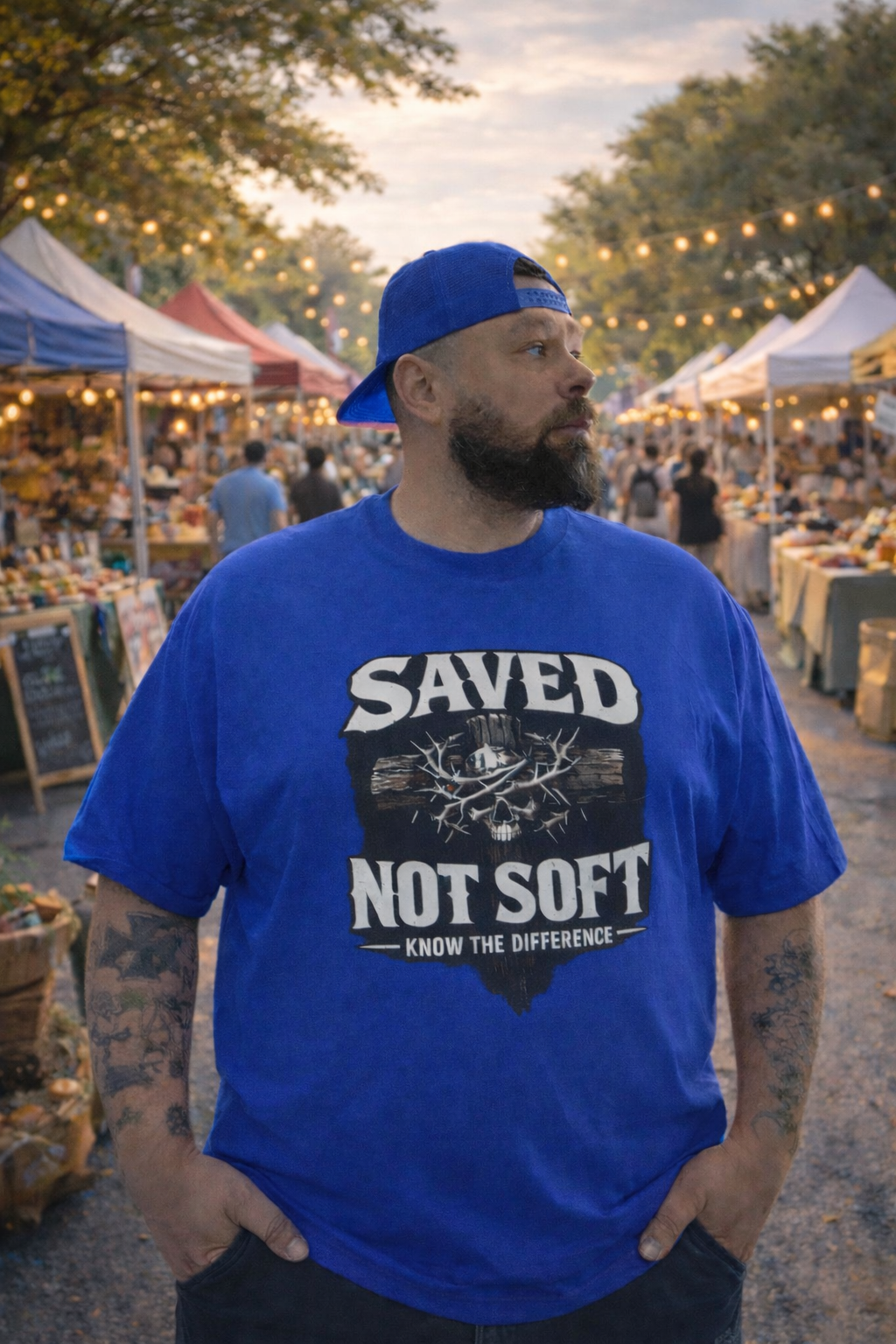 Saved Not Soft – Know the Difference Tee