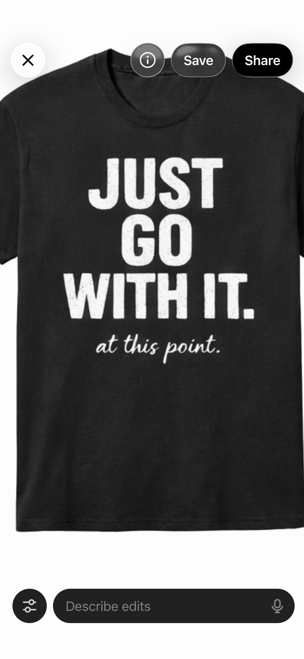 JUST GO WITH IT. – 3 Shirt Bundle