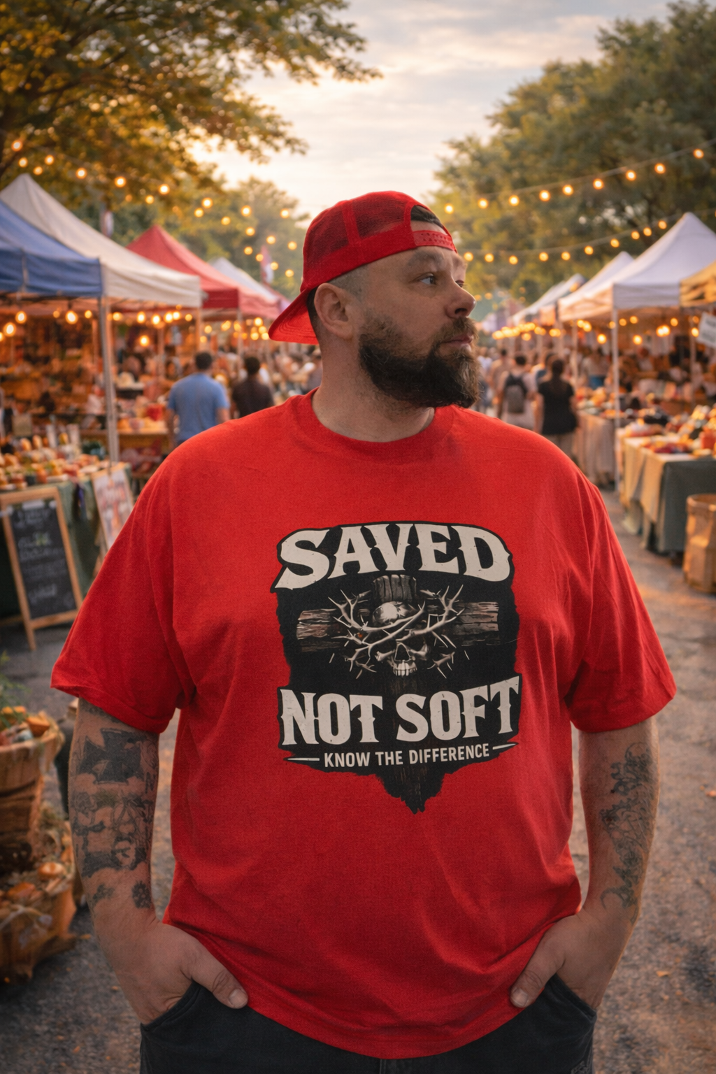 Saved Not Soft – Know the Difference Tee