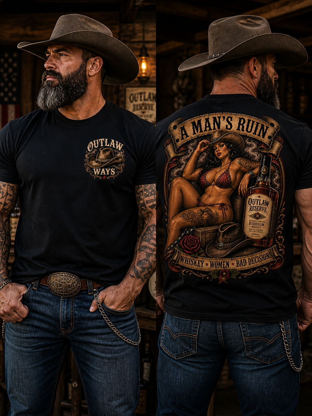 A man’s ruin