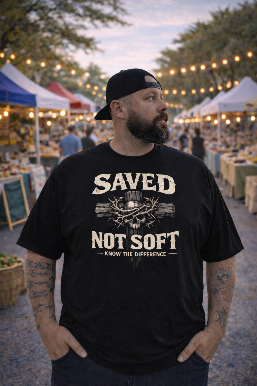 Saved Not Soft – Know the Difference Tee