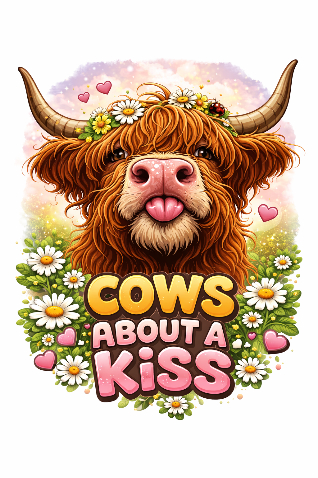 Cows about a kiss